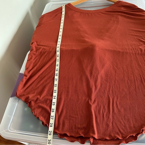 Free People Oversized Knit Long Sleeve Top Size Medium - Picture 11 of 14